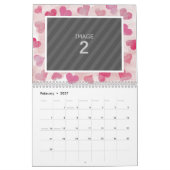 家族の写真2024年カレンダーの背景（季節） カレンダー (2月 2027)