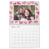 家族の写真2025カレンダーの背景（季節） カレンダー (2月 2019)