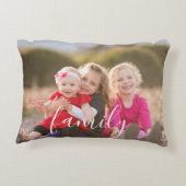 家族の写真 アクセントクッション (裏面)