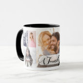 家族の写真 オーダーメイドの絵 個人の写真 マグカップ (正面左)