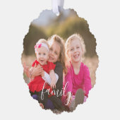 家族の写真 オーナメントカード (左)