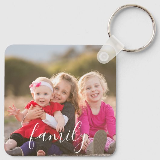 家族の写真 キーホルダー (裏面)