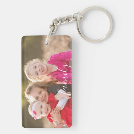 家族の写真 キーホルダー (裏面)