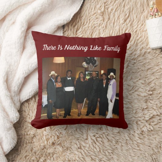 家族の写真 クッション (ブランケット)