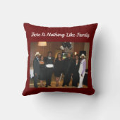 家族の写真 クッション (裏面)