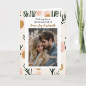 家族の写真 | クリスマスパーソナライズされた カード (正面)
