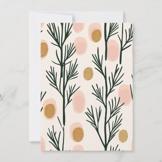 家族の写真 | クリスマスパーソナライズされた カード (裏面)