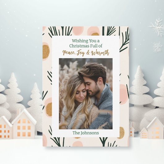 家族の写真 | クリスマスパーソナライズされた カード