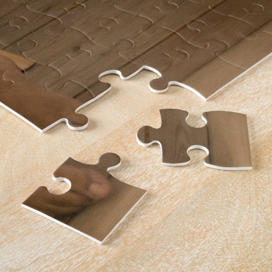 家族の写真 ジグソーパズル (側面)