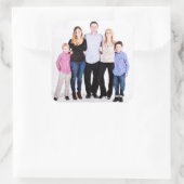 家族の写真 スクエアシール (バッグ)