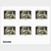 家族の写真 スクエアシール (シート)