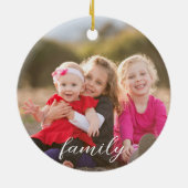 家族の写真 セラミックオーナメント (裏面)