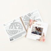 家族の写真 パンパスグラス ピンクの花 ノートブック (内部)