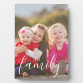 家族の写真 フォトプラーク (正面)