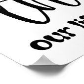 家族の写真 ポスター (角)