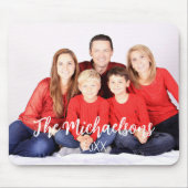家族の写真 マウスパッド (正面)