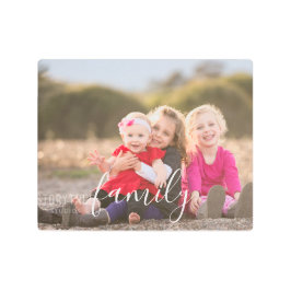 家族の写真 メタルプリント