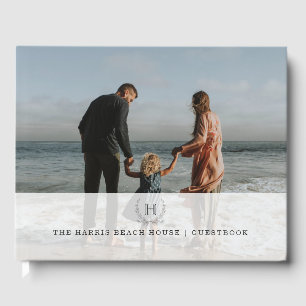 家族の写真 モノグラム ゲストブック