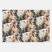 家族の写真 ラッピングペーパーシート (正面)