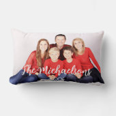 家族の写真 ランバークッション (正面)