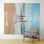 家族の写真 夏の思い出 テキスト タペストリー (インサイチュ(横))