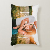 家族の写真 |書道トレンディーハート アクセントクッション (正面(垂直))