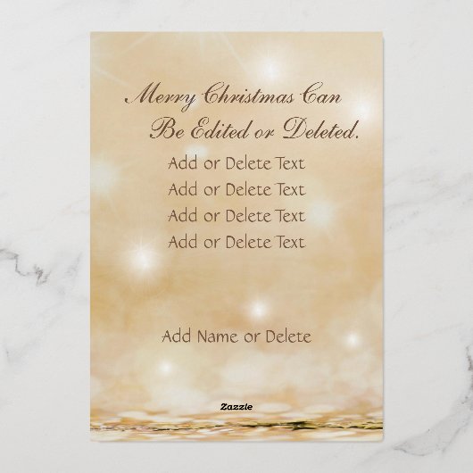 家族の写真 |画像を白黒に自動変換 箔シーズンカード (裏面)