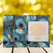 家族の写真 花のホリデーグリーティング カード