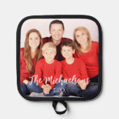 家族の写真 鍋敷き (正面)