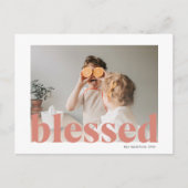 家族の写真 | Happy Thanksgivingはがき賛美 ポストカード (正面)