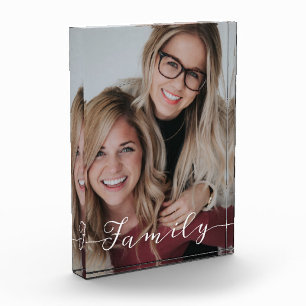 家族の原稿の写真 フォトブロック