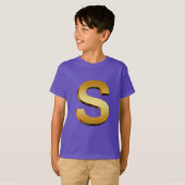 家族の友人 姉妹 兄弟 オフィス ホーム モノグラム Tシャツ (正面フル)