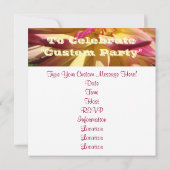 家族の友達が集まる!招待状ズダリア 招待状 (裏面)