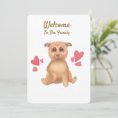 家族の受け入れ日へようこそ サンキューカード (スタンド正面)