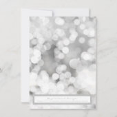 家族の名前からのハッピーホリデーズクリスマス 案内状 (裏面)