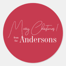 家族の名前から赤いクリスマス