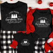 家族の名前をカスタムするパーソナライズされたマッチングクリスマス Tシャツ