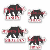 家族の名前を付ける シール (正面)