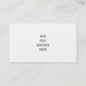 家族の名前を追加するホームラブカード 名刺 (裏面)