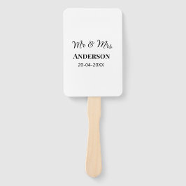 家族の名前を追加する日付結婚式の引き出物g ハンドファン