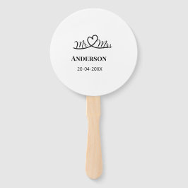 家族の名前を追加する日付結婚式の引き出物g ハンドファン