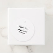 家族の名前を追加する日付結婚式の引き出物g フェイバータグ (インサイチュ)