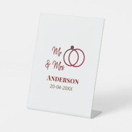 家族の名前を追加する日付結婚式の引き出物g 台座サイン