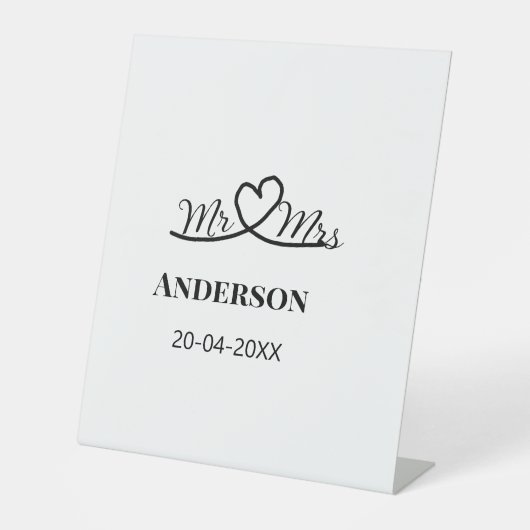 家族の名前を追加する日付結婚式の引き出物g 台座サイン (正面)