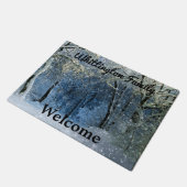 家族の名前スノーウィーフォレストサンシャインウェルカムドアマット ドアマット (アングル)