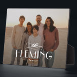 家族の名前パーソナライズされた写真デスクトップのプラーク フォトプラーク<br><div class="desc">テキストや写真でパーソナライズし、自分や好きな人に贈り物を作り出すだけ!背景色は任意の色に変更できる!</div>