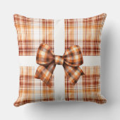 家族の名前フォトクリスマスクリスマスオレンジ素朴色 クッション (裏面)