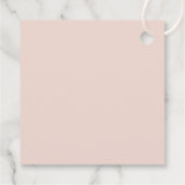 家族の名前感謝の感謝の感謝の賛美感謝祭 フェイバータグ (裏面)