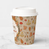 家族の名前感謝祭紅葉 紙コップ (左)