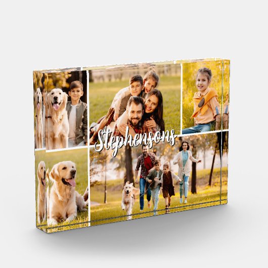 家族の名前5フォトコラージスクリプト フォトブロック (左)